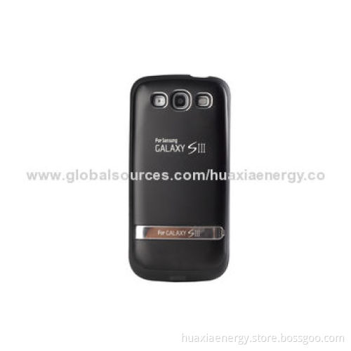 External Battery Cases for Samsung Galaxy S3 i9500 with Aluminum Alloy Material